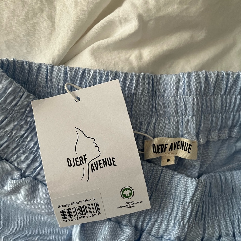 NWT Djerf Avenue Breezy Shorts in blue - Picture 4 of 12